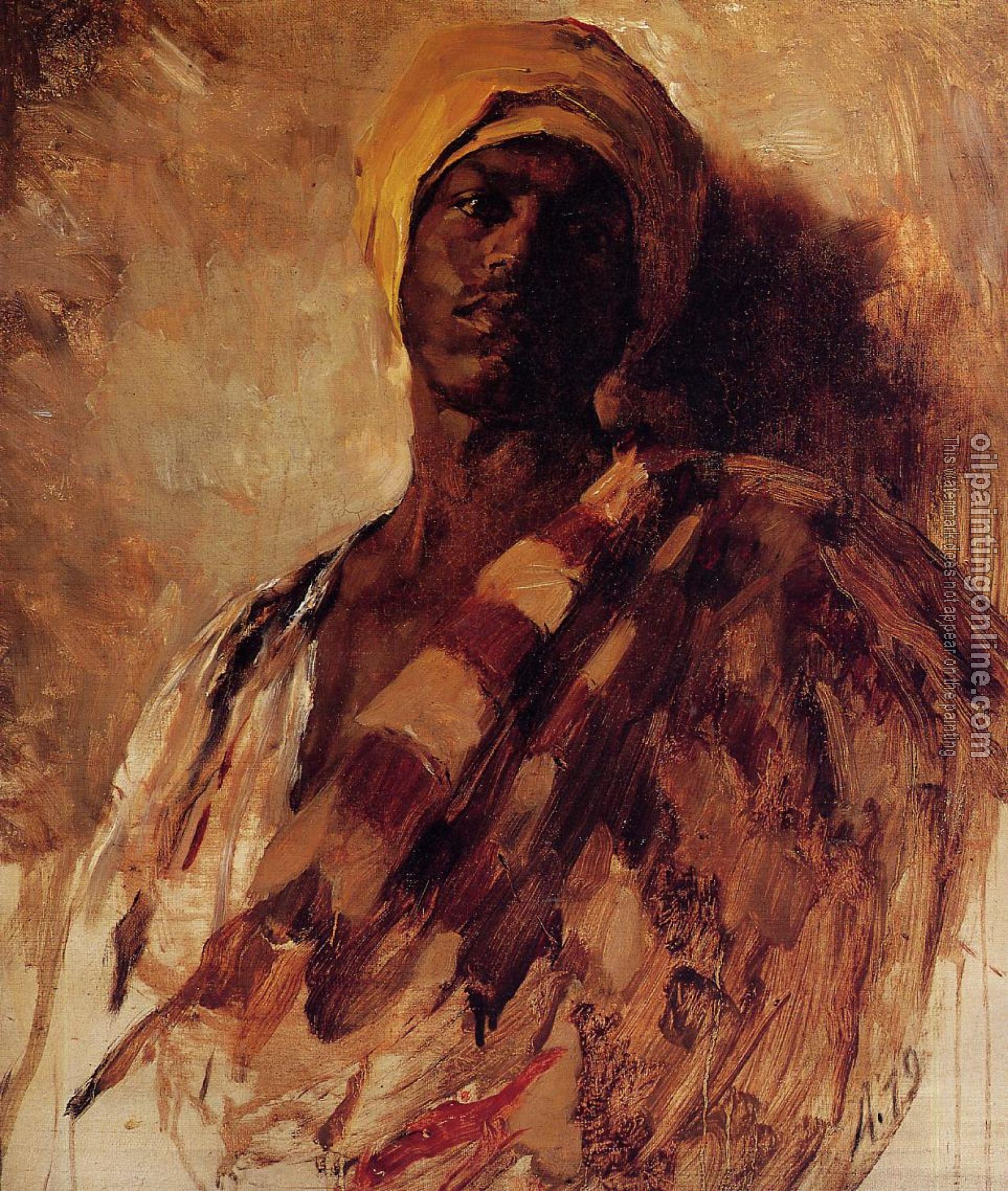 Frank Duveneck - Guard of the Harem